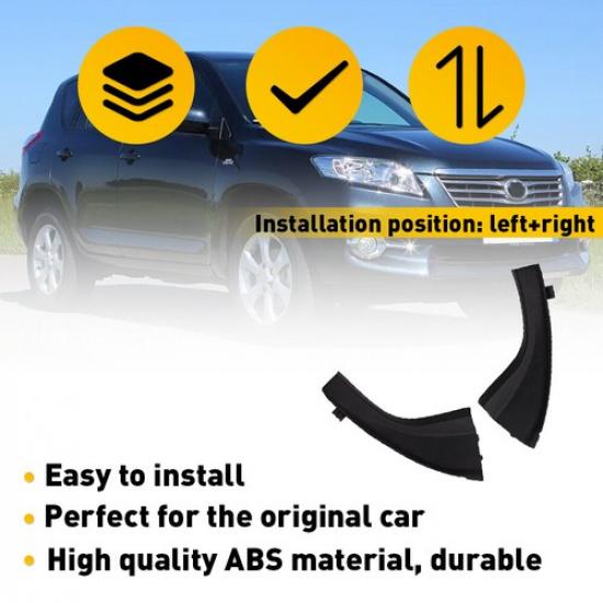 2 Stück Frontseite Für Toyota Windschutzscheibe RAV4 Scheibenwischer-Abdeckung Verlängerung 2006-2012