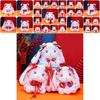 Adorable Lolita Bunny Plush Toy Soft Short Fur Doll Perfect For Girls Birthday Gift