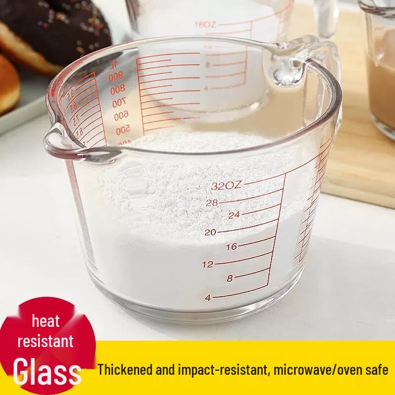 Мерный стакан из термостойкого стекла YOUAO