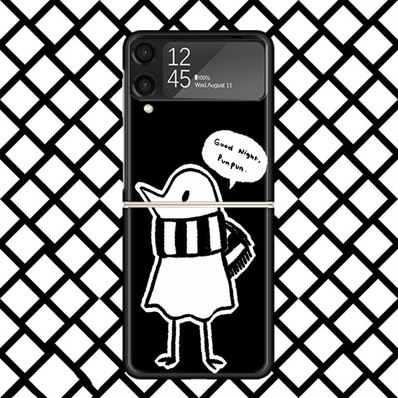 

Oyasumi Punpun Phone Case For Samsung Z Flip 7 6 5 4 3 Galaxy ZFLIP7 ZFlip6 5G Flip5 Flip4 Flip3 5g Black Hard Cover Samsung Z Flip