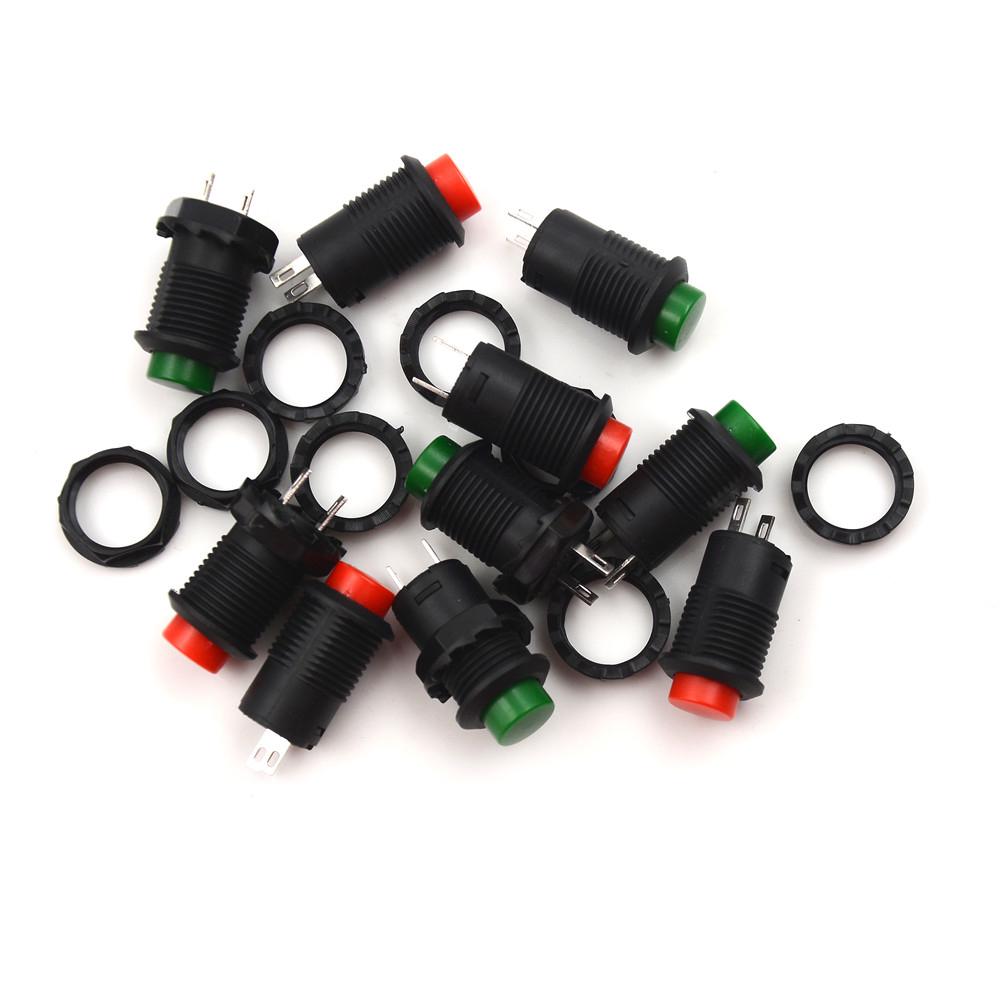 10X 12mm Red Momentary OFF-ON Push Button Pushbutton Car Boat Lockless SwitcYRZ8 10X 12mm Red Momentary OFF-ON Push Button Pushbutton Car Boat Lockless SwitcYRZ8