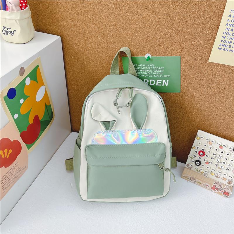 Nylon School Bag 2025 Cartoon Cute Student Small Backpack Girls Backpack Ultra Lightweight