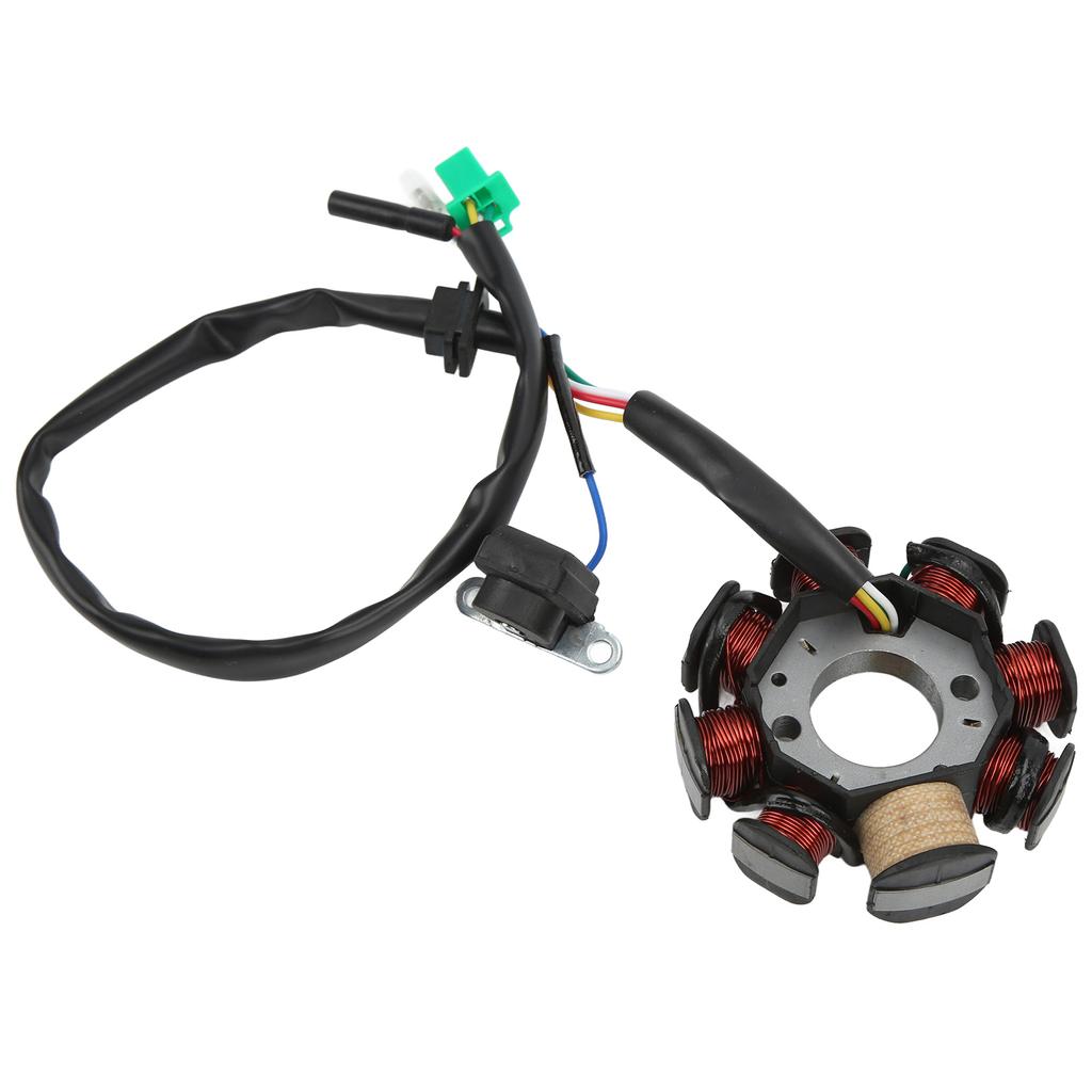 8 Pole 8 Coil Magneto Stator Ignition Generator for Chinese Scooters ATV Go Kart Moped 125cc 150cc 152QMI 157QMJ Engine