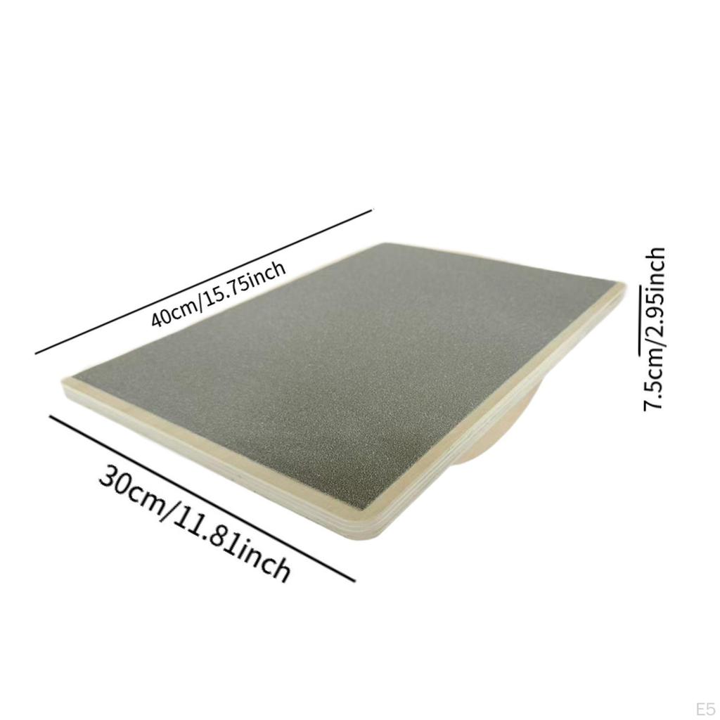 Balance Board ,Adults Rocker ,Wood for Leg Workout Outdoor Sports Exercise Yoga