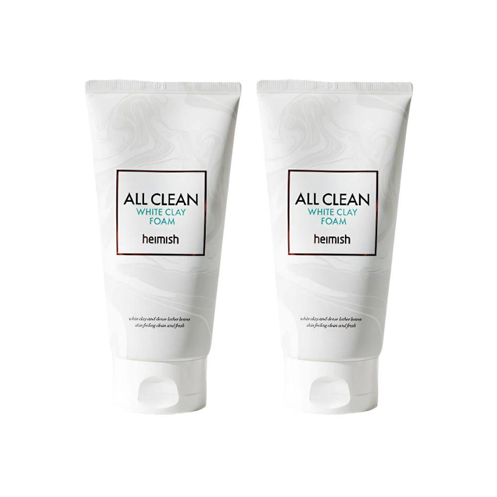 HEIMISH All Clean White Clay Foam Pore Control Deep Cleansing 150g 2Pack