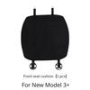 Seat Cover Cushion for Tesla New Model 3+ Highland 2024 Flannel Anti-dirty Seat Pad Mats Flocking Mat Car Seat Cover Accessories