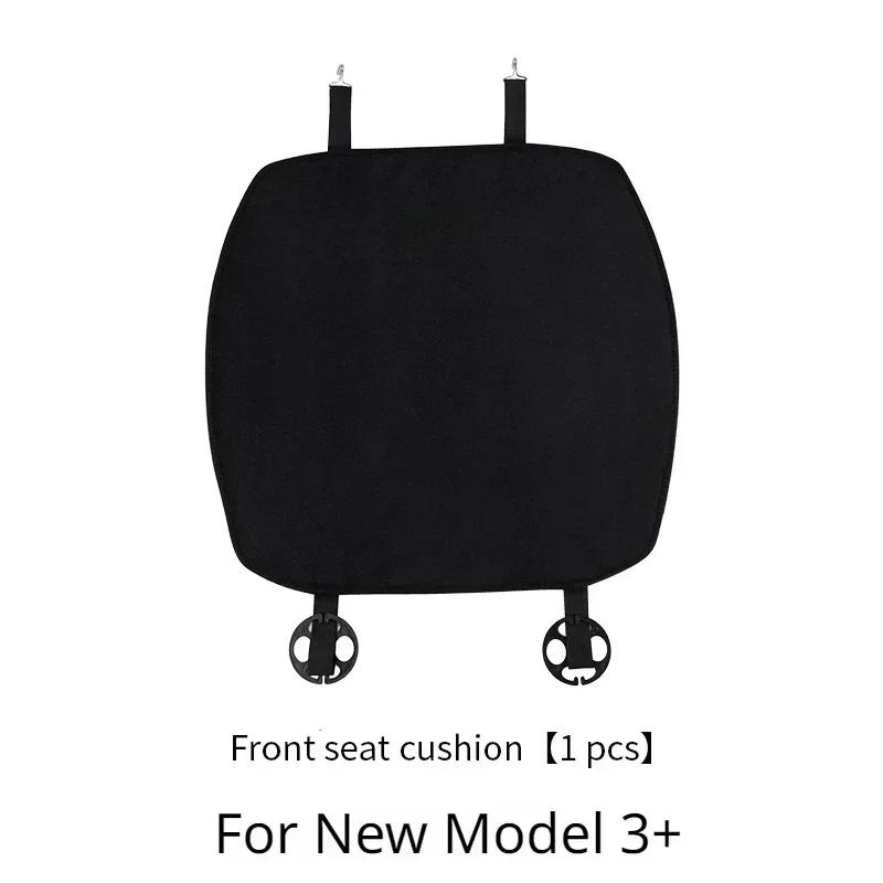 Seat Cover Cushion for Tesla New Model 3+ Highland 2024 Flannel Anti-dirty Seat Pad Mats Flocking Mat Car Seat Cover Accessories