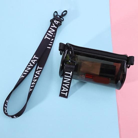 

Сумка через плечо с застежкой-молнией, прозрачная, устойчивая к царапинам, регулируемый плечевой ремень, водонепроницаемая, для ежедневного использования, портативная, прозрачная, из ПВХ