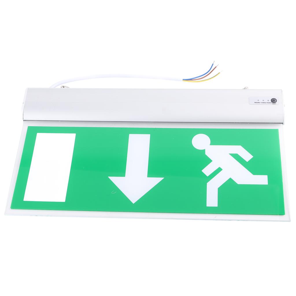 Acrylic LED Emergency Exit Lighting Sign Safety Evacuation Indicator Light 110‑220V