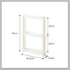 Slim Behind-Door Storage Trolley: Multi-Layer Shelf for Bathroom & Toilet.