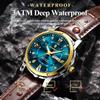 POEDAGAR Luxury Business Men Watch Waterproof Luminous Week Date Fashion Classic Man Wristwatch Leather Sports Men's Quartz Watches