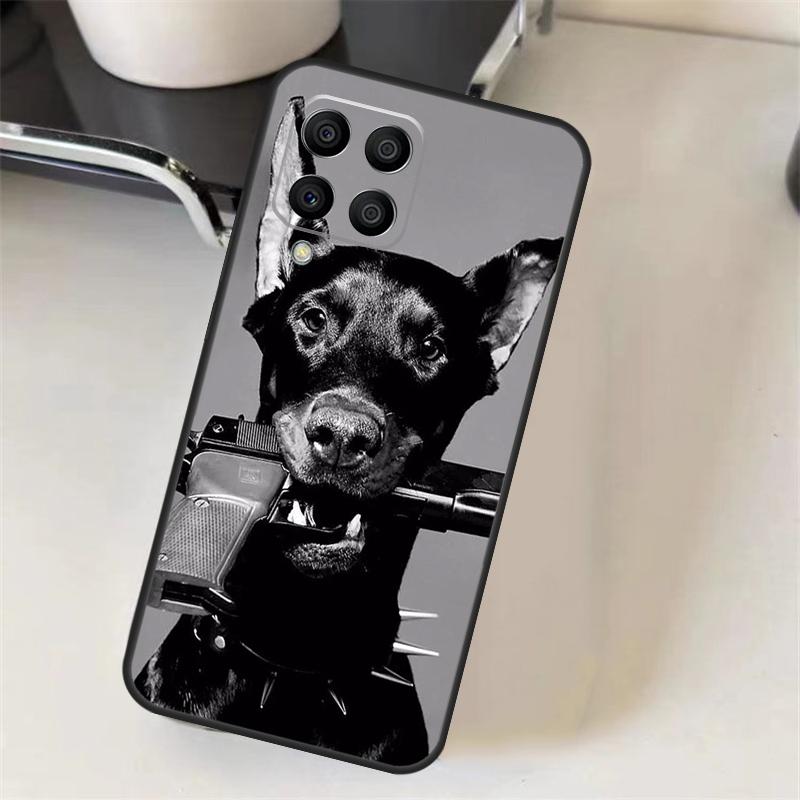 Dachshund Doberman Dog Case For Samsung Galaxy M06 M16 M36 M56 M52 M32 M12 M54 M34 M14 M35 M55 M15 M11 M31 M13 M53