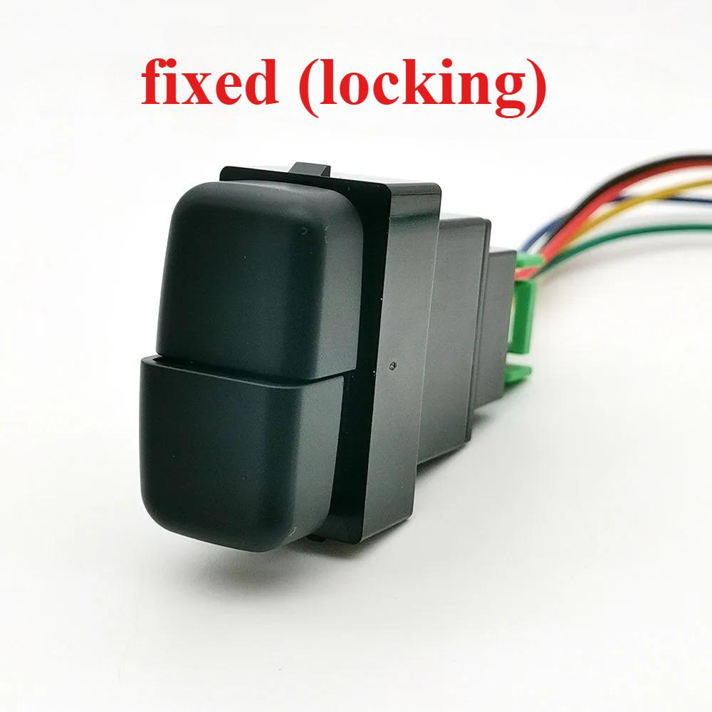 DC12V Car Dual key Switch LED DRL Fan Power on off Radar Switch Button with wire For Mitsubishi Pajero Triton ASX Lancer