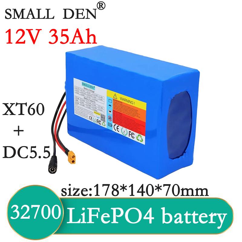12V LiFePO4 Battery 14AH 14AH 21AH 28AH 35AH High-capacity 4S-32700 with BMS for Outdoor Solar Power Supply Toy Cars