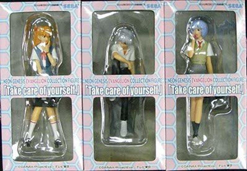 

Neon Genesis Evangelion Collection Figure Take Care of Yourself All 3 Types Set