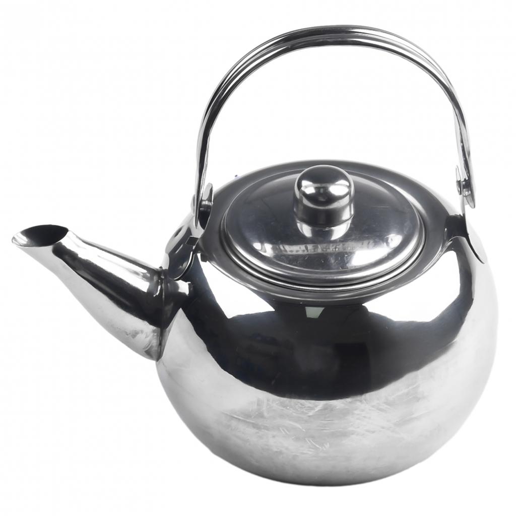 Camping Coffee Pot Made of Stainless Steel with Anti Scalding Handle