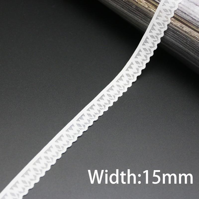 (5 Meters/lot) White Elastic Lace Fabric Underwear Stretch Laces Trim DIY Crafts Sewing
