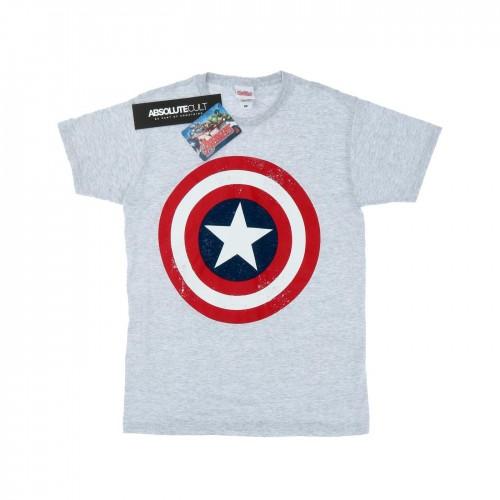 

Marvel Mens Captain America Distressed Shield T-Shirt XL