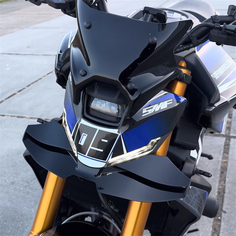 Mt 09 2024-hez Mt-09 Sp 2024 2025 Motorkerékpár Szárnyacska Aerodinamikai Szárny Készlet Spoiler Leszorító Erő Naked Első Spoiler