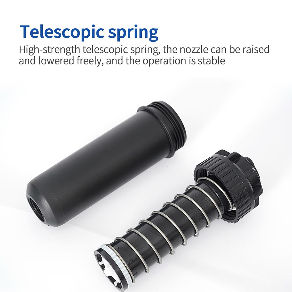 3/4" Female Thread Rotor Pop-up Sprinkler Gear Drive Lawn Sprinkler Head Part-Circle Pattern 40°~360°Adjustable Sprinklers