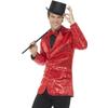 Smiffys Unisex Adult Sequin Costume Jacket