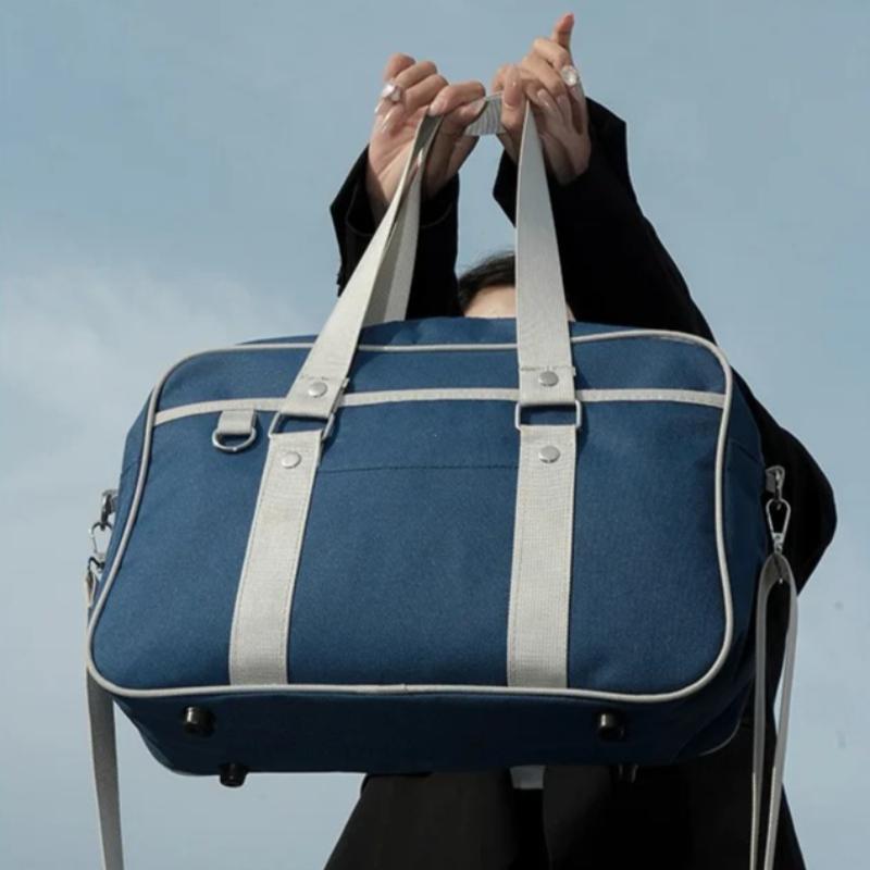 Schoolbag Unisex Kids Japanese Women Handbag Shoulder Book Bag Jk Uniform Bag Laptop Bag Commuter Briefcase Comic Girl Tote Crossbody Bags