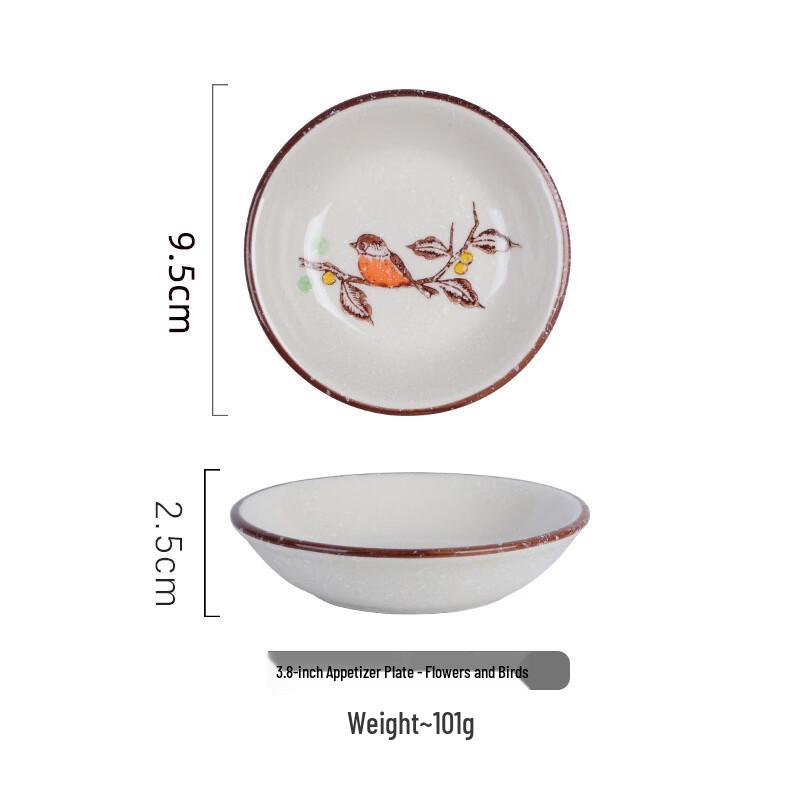 Changbaosen Handbemalte Keramik-Dipschalen (3er Set)