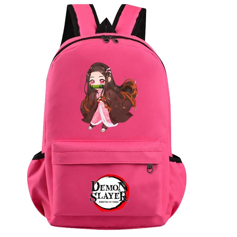 Anime Printing Laptop Bagpack Back To School Bokväska Tonårsryggsäck Unisex Mochilas tecknad ryggsäck Skolväskor för pojkeflicka