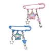 Stylish Collar Clips Starry Lapel Pin Versatile Star Fringe Pendant Brooch Decor
