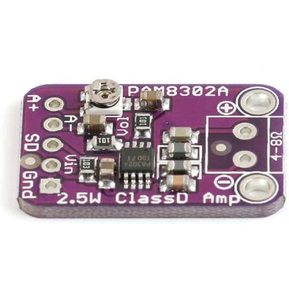 5Pcs PAM8302 Single Channel Audio Amplifier Module Board D 2.5W MP4 Audio Power Amplifier Board Amp MP3 PAM8302 Module