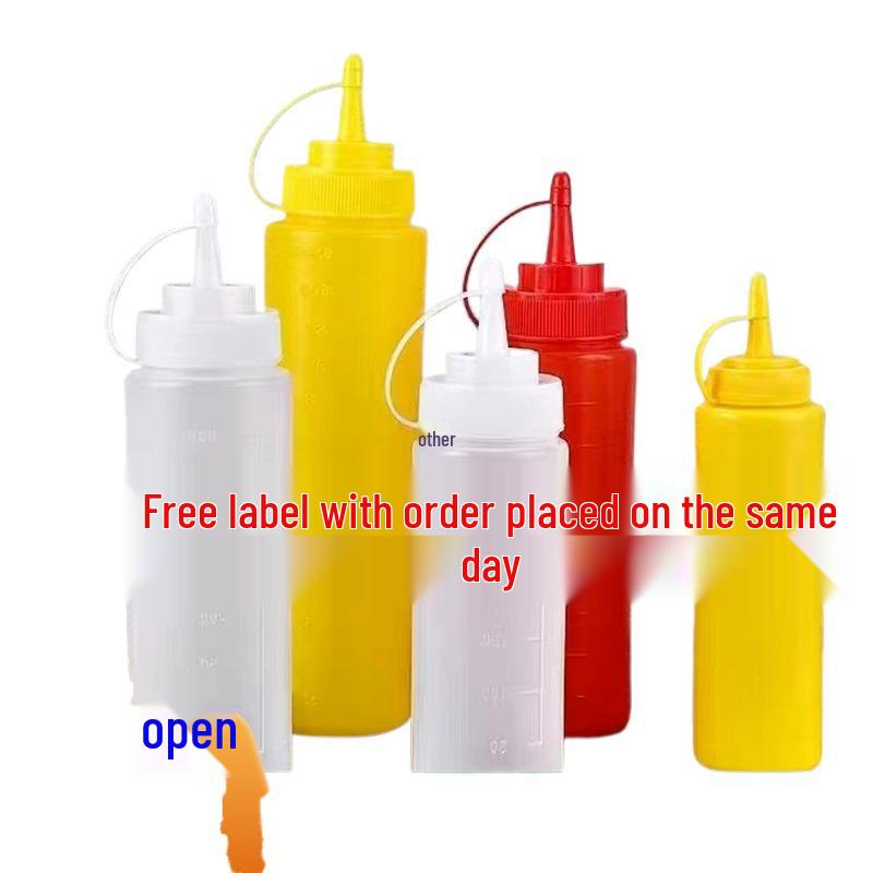 Commercial Squeeze Bottle for Ketchup, Jam, Salad Dressing, and Oyster Sauce