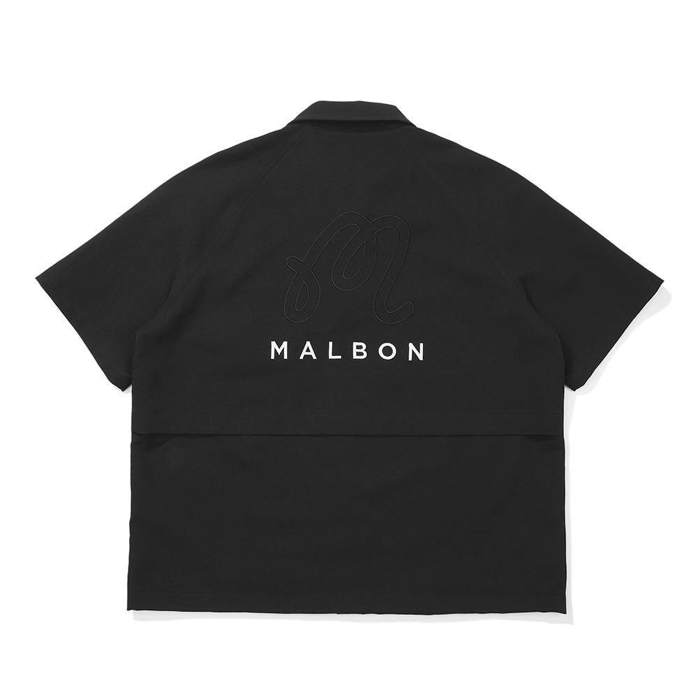 Malbon Golf M Twill Ventilated Shirt Jacket Black (Man)