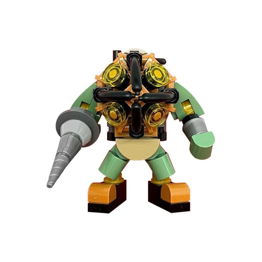 GSBAN MOC Herní Mech Velký Táta Roboti Mech 76KS Kostky Stavebnice Hračky pro děti Vzdělávací Hračka Dárky pro kluky