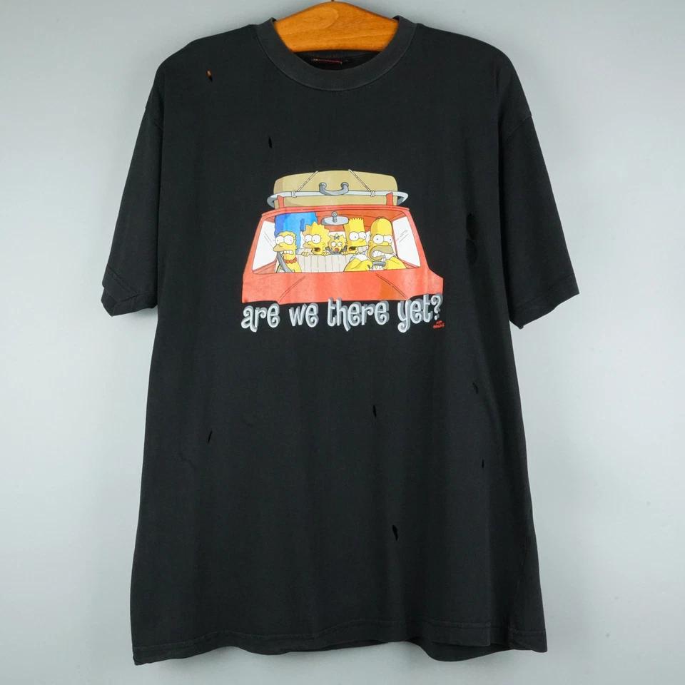

Vintage The Simpsons t shirt 2000 Distressed M