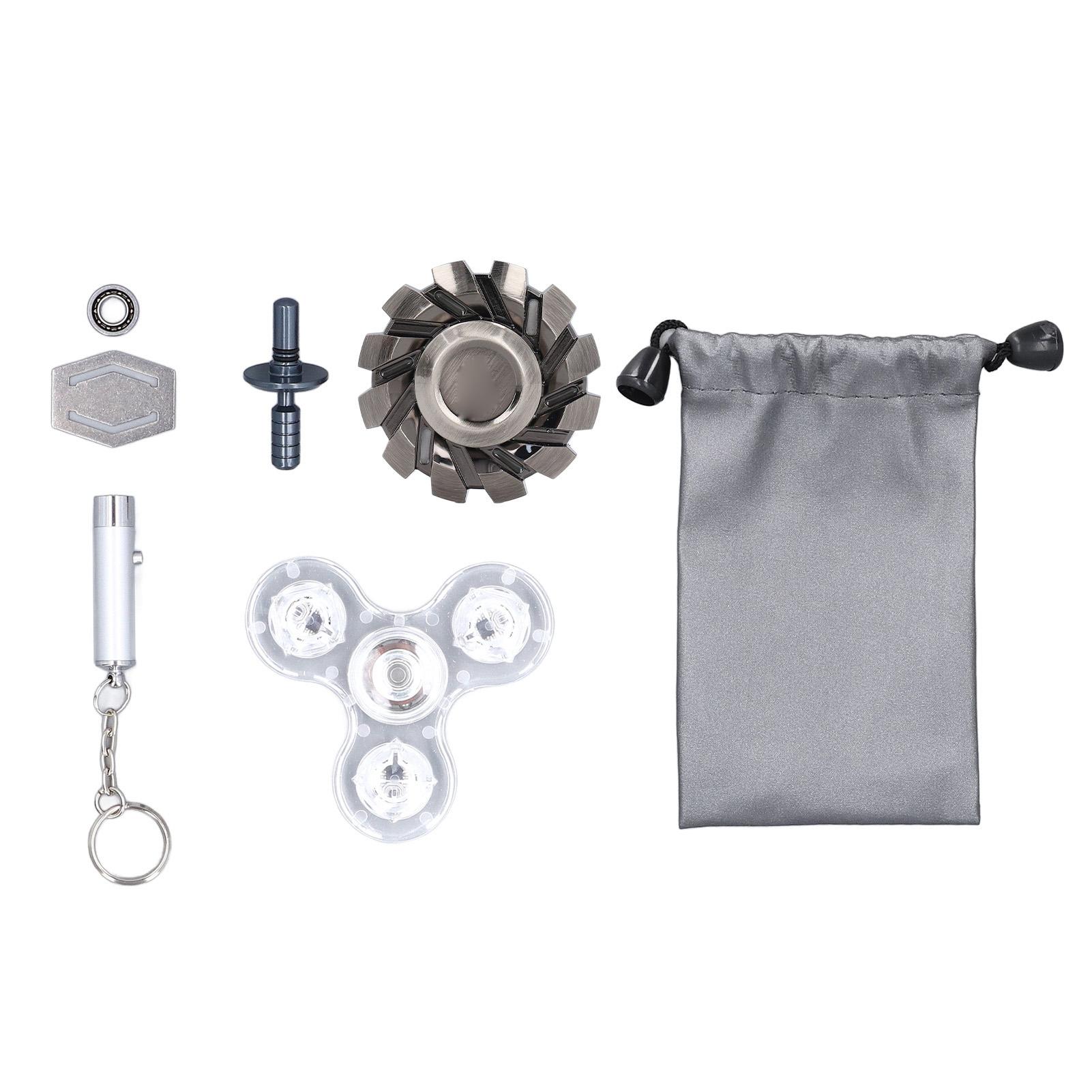 

Светящаяся вращающаяся игрушка на кончике пальца, снижение стресса и облегчение беспокойства, крутая вращающаяся игрушка для детей серебряный