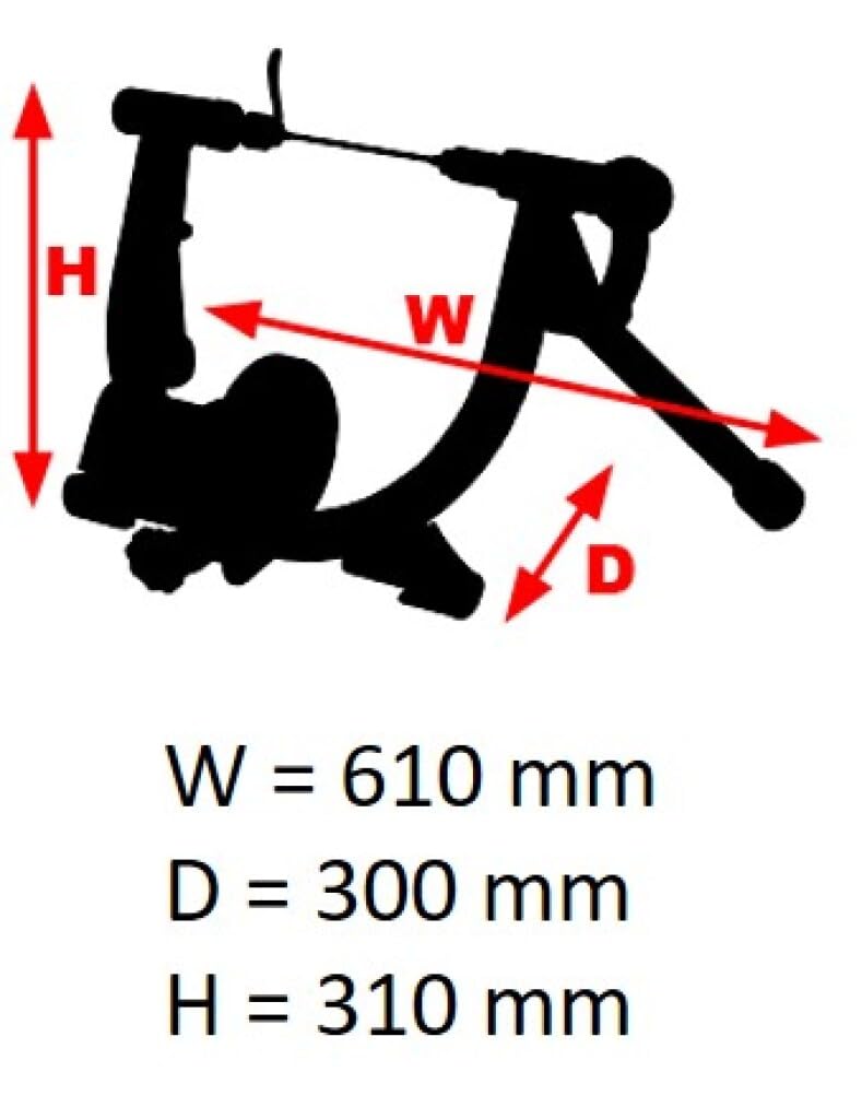 FUKAYA MiniMag2 Bicycle Training Small Vehicle Trainer Rear Wheel Fixed Type 7 Levels Load Adjustment LR-241