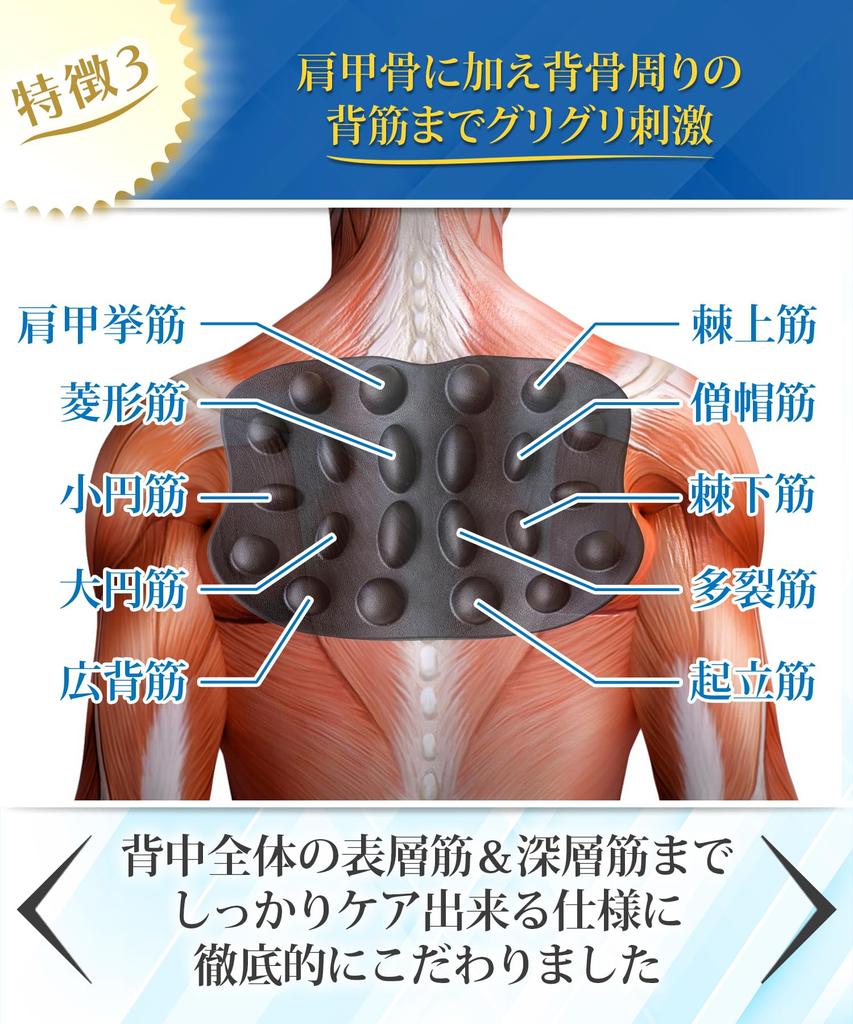 Chefal Shoulder Blade Release Pillow Pro One Minute a Stretch Your Shoulder Blades and Shoulder Blade Release a Health Product for Shoulder and