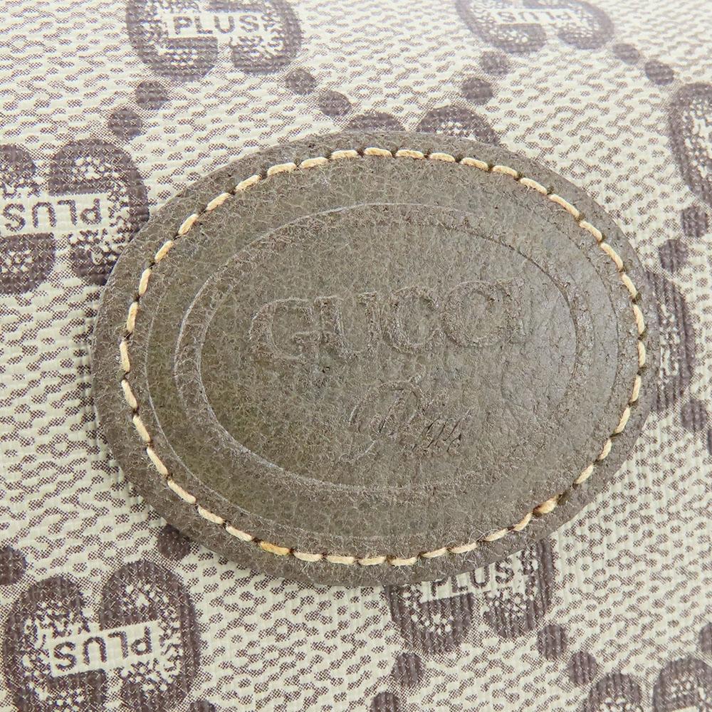 Used GUCCI Business Bag GG Plus Beige Clutch Bag