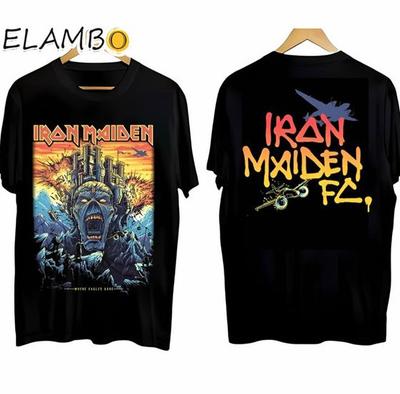 Maglietta Iron Maiden Where Eagles Dare Merch Iron Maiden Maglietta per Fan Fronte/Retro