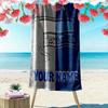 Custom Name Hertha BSC Print Beach Towel, Large Soft Quick Dry Towel for Beach Camping Swimming_xia