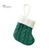 Xmas Tree Hanging Decorations Christmas Tableware Holder, Knitted Stockings Spoon Knife Fork Decorative Pendants for Trees Bag Fireplace, Tree,