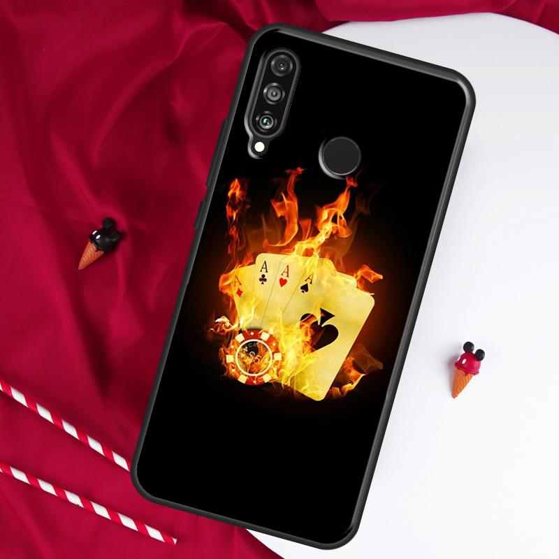Mystery Poker Card For Huawei Nova 12i 11i 8i 12s 9 10 SE Y90 Y60 Y70 Y72 Y61 Y91 P20 P40 P30 Lite P60 Pro Case