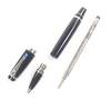 Great MONTBLANC Ballpoint pen BOHEME Cap type Black Silver Blue Gemstone mens Used