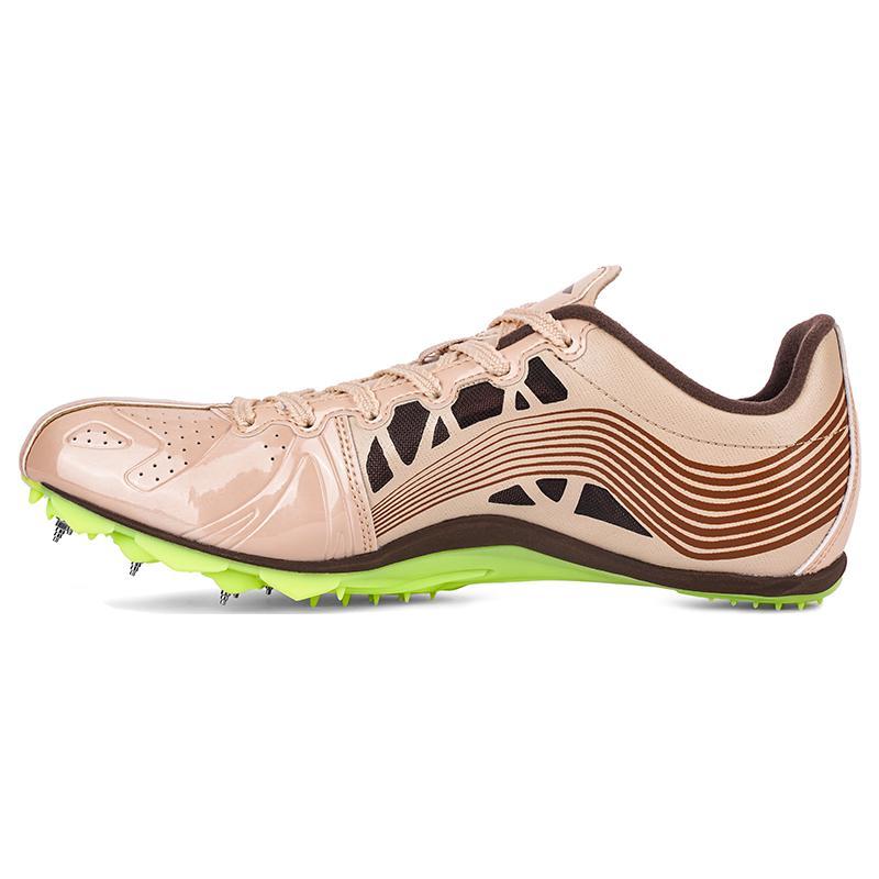 Li Ning Cushioning Slip Resistant Abrasion Resistant Low top Running Shoes Unisex Brown AJJS001-4