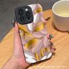 Champagne gold leaf for iPhone7/8plus Apple 11/12/13/14/15/16 ProMax case