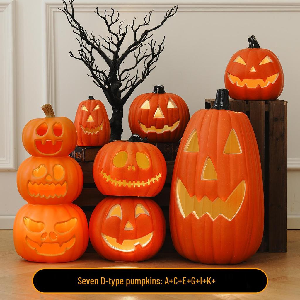 Große Halloween-Kürbis-Laterne für Innen-/Außen dekoration