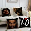Singer TThe WWeeknd Cushion Cover For Pillow Printing Sofa Decoration Home Car Room Coffee Shop Office Nordic Simplicity