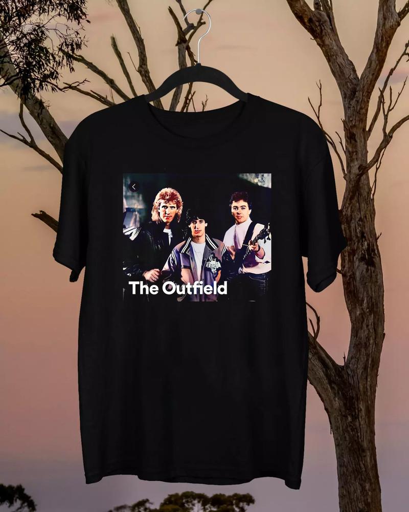 The Outfield Band Members Black Color Shirt Unisex T-Shirt XXL