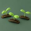 Creative Hair Clips Crochet Bean Seedlings Hairwear Accessory for Little Kids