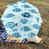 1PC fish shell Umbrella-8-Rib Reinforced Portable Folding Travel Suitable for All Seasons Outdoor Daily Use  -J0334